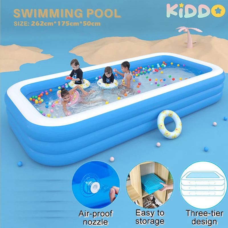Pool – aufblasbarer Pool mit 3-Lagen-Design